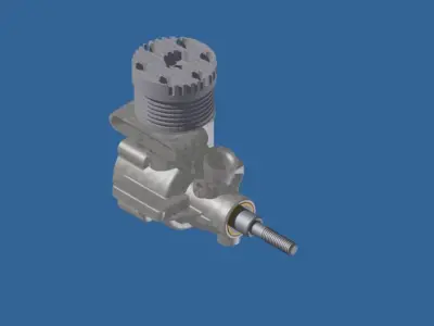 Motor Glow Plug 3D model