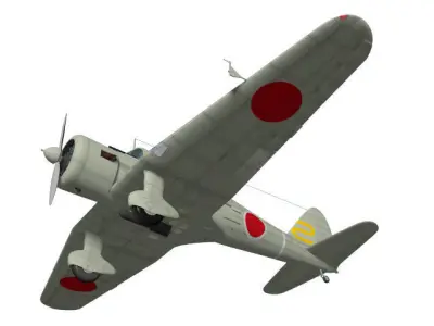 Tachikawa Ki36 Ida 3D model