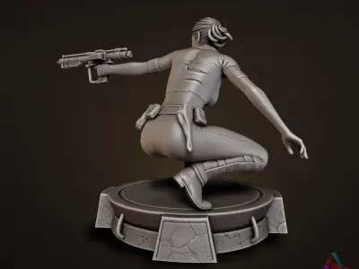 Padme Amidala - Starwars 3D print model purchase