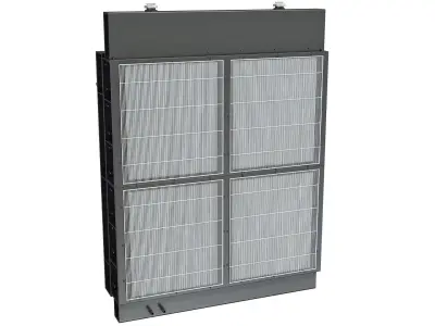 Engine Cooling System Radiator 3D model