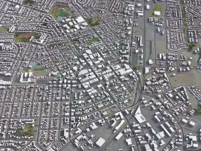 Salinas Low-poly 3D model