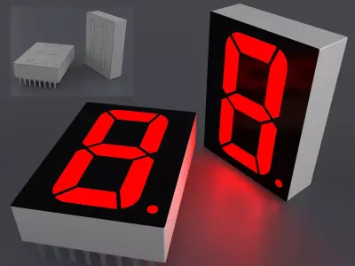 7Segment - Animated Seven Segment Display 3D model
