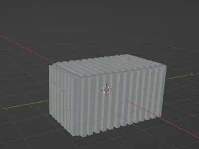 Handcrafted Wooden Chest Low-poly 3D model