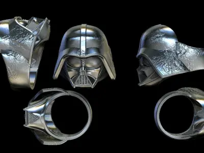 Star Wars Darth Vader Ring   3D print model