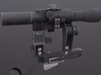 POSP 4x24 Low-poly 3D model