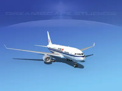 Boeing 787-8 Air China 3D model