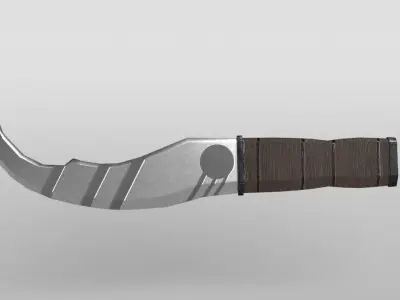 Knife 001 Free low-poly 3D model