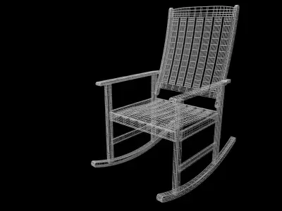 Garden chair ROCKER 3D model