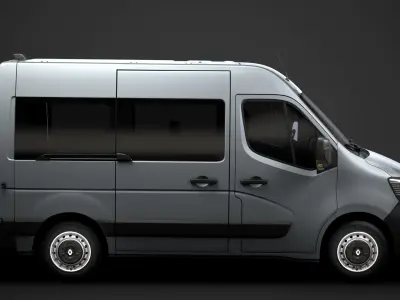 Renault Master L1H2 WindowVan 2020 3D model