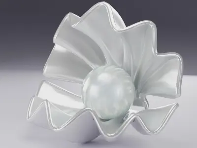 Shell and Pearl 3D model