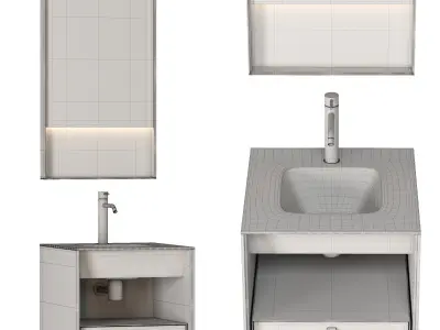 ARTELINEA DAMA bathroom furniture Free 3D model