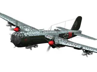 Heinkel He-177 - Greif - 6NSK 3D model