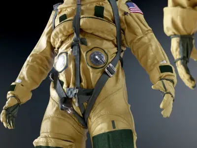FLIGHT SUIT U2 Pilot 3D model
