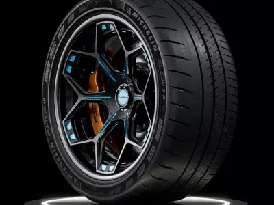 MICHELIN Pilot Sport Cup 2 R 285 35 ZR19 103Y MO1 3D model