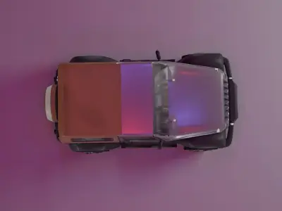 Wrangler Jeep 2012 Free low-poly 3D model