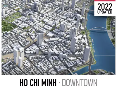 Ho Chi Minh Low-poly 3D model