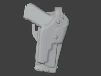 Safariland 6392RDS Holster PBR 3D model