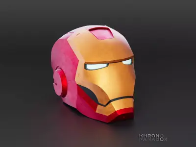 Mk 7 Helmet Low-poly 3D model