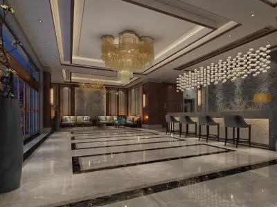 The Hotel Lobby 6 3D model