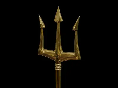 Poseidon Trident 3D model