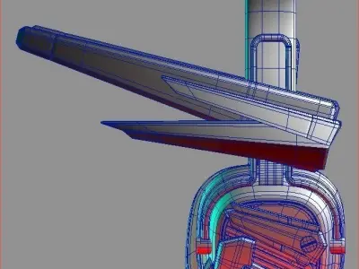 3D Headphone gundam  style 3D model