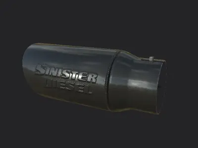 SINISTER DIESEL EXHAUST TIP 3D model