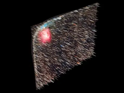 Trifid Nebula 3D model