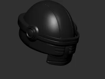 helmet high poly sculpt 3d printable ver 7 3D model 3D model 216