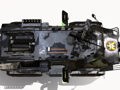 CONCEITO KAWE 4X4 BOPE Low-poly 3D model