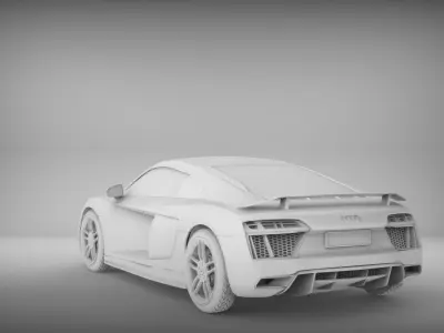Audi R8 3D Car Model Free 3D model