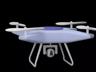 Cartoon Drone 3D model