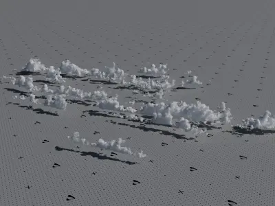 VDB Cumulonimbus Cloud Field 6  3D model