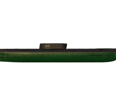 Project 626 Soviet Transport Submarine 3D model