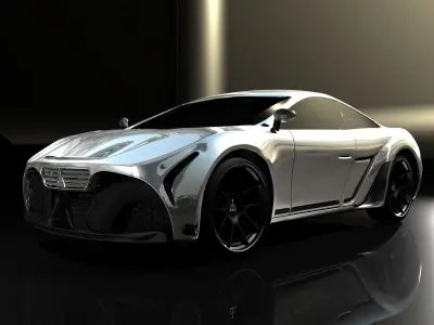 Javi automotive concept Free 3D model