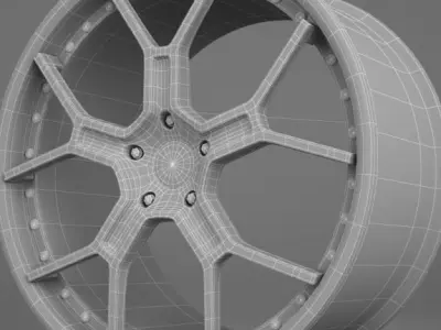 Exclusive rims 3D model