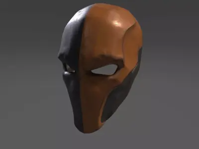 Skull Mask and Deathstroke Mask 3D print model
