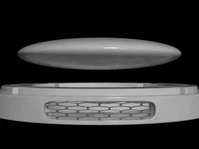 Wireless Induction Drone Charging Station  - Concept 3D model