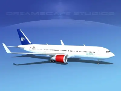 Boeing 767-300 SAS 3D model