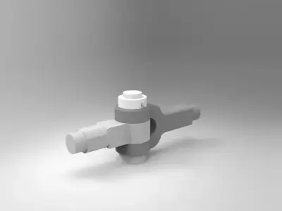 Pin joint or Knuckle Joint Free 3D model