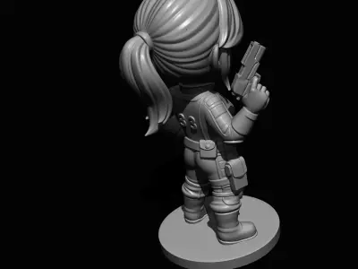 Lucy MacLean  Fallout 3D print model