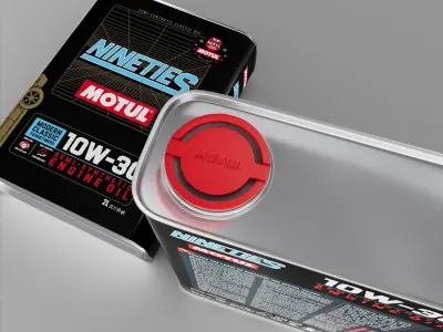 Motul - Nineties Oil Can 3D model