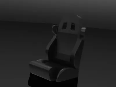 rally car Seat Free 3D model