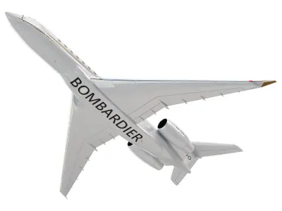 Bombardier Global 7500 aircraft 3D model