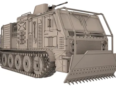 Military Truck Concept 1 3D model