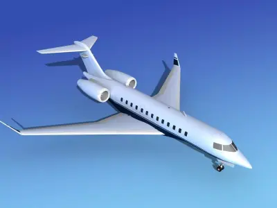 Global Express XRS V06 3D model