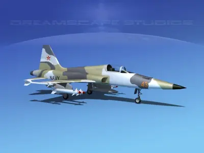 Northrop F-5E Tiger V11 Navy 3D model