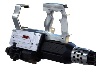 Nemesis Minigun 3D model