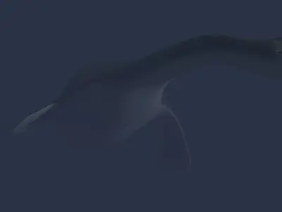 Cryptocleidus dinosaur Low-poly 3D model