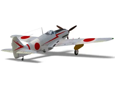 Kawasaki Ki61 hien hei tony 3D model