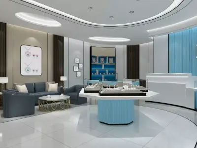 Jewelry Store 01 3D model